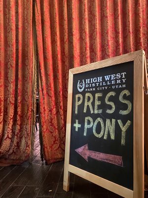 Press and Pony by null