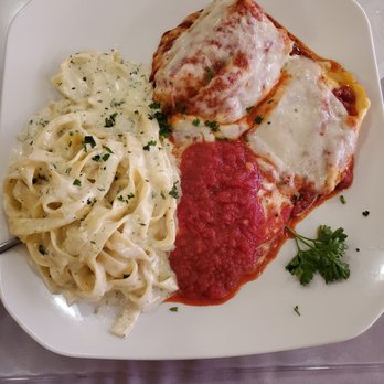 Alforno's Italian Kitchen - Pasta Trio- alfredo, cheese ravioli, and lasagna - Italian Near Me - Flower Mound, Texas Alforno's Italian Kitchen - Pasta Trio- alfredo, cheese ravioli, and lasagna - Italian Near Me - Flower Mound, Texas