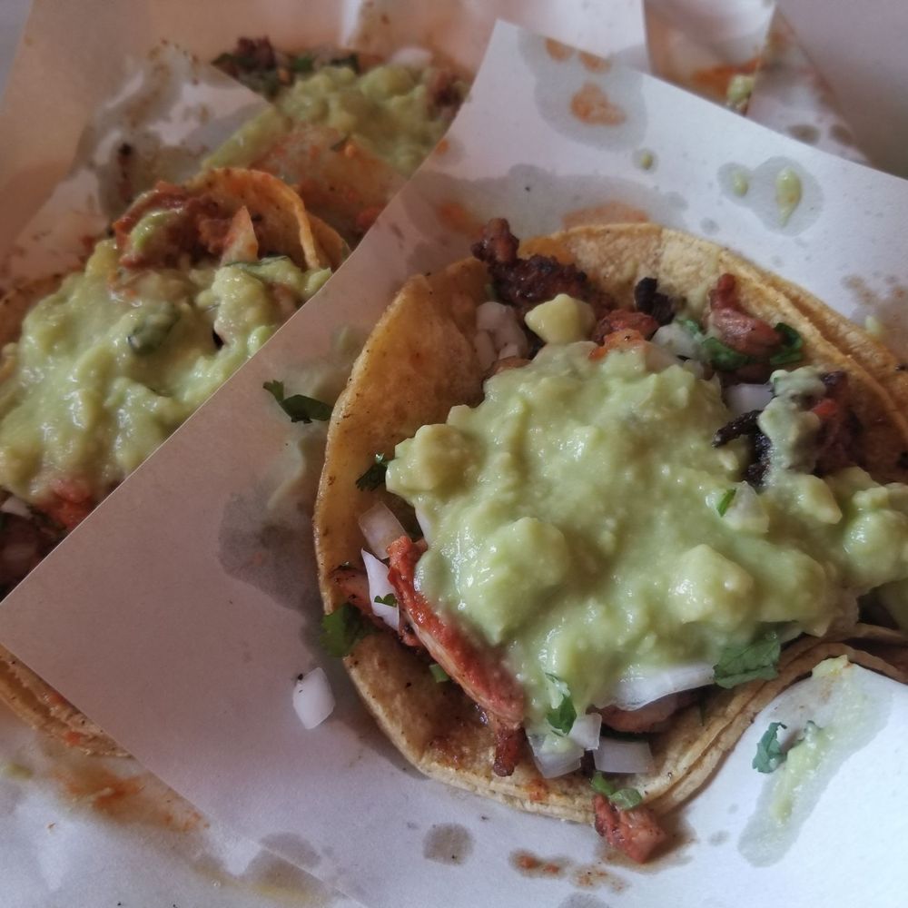 Pastor tacos. Pastor tacos.