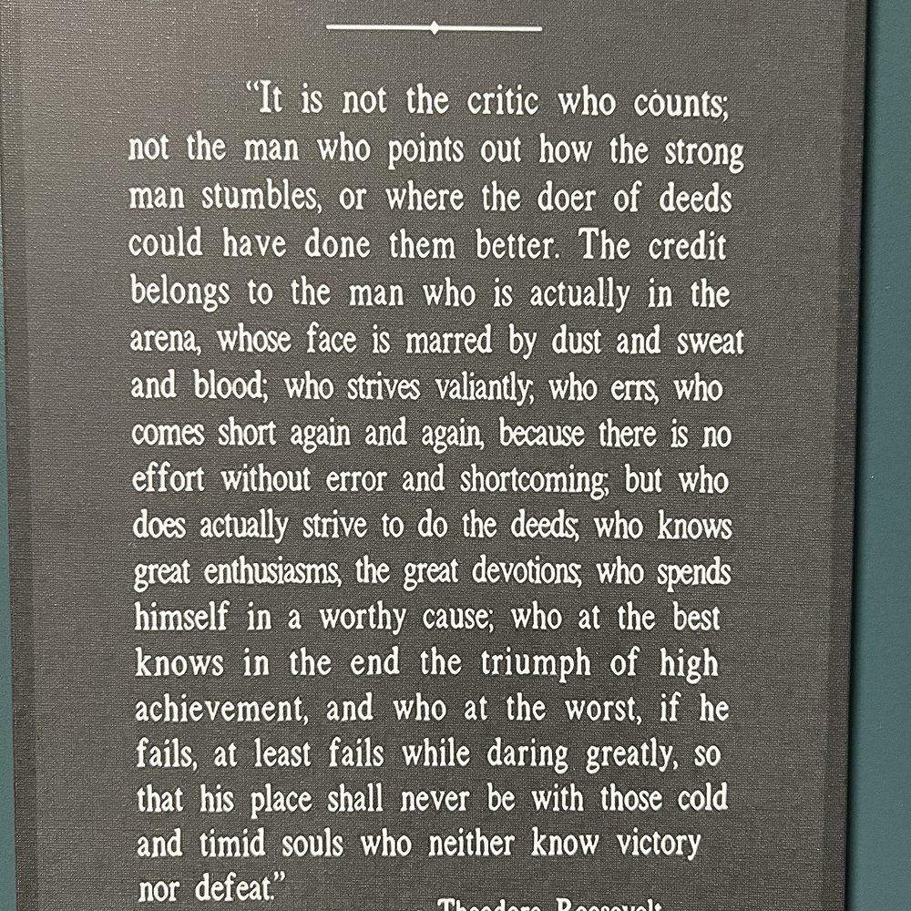 Chicken Confidential - Teddy Roosevelt quote - Chicken Shop Near Me - El Segundo, California