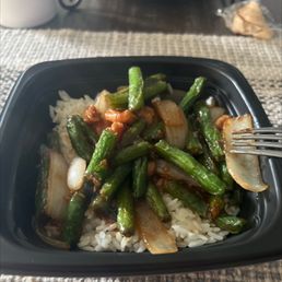 String bean chicken String bean chicken