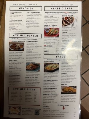 Menu photo 1 Rositas Westminster, CO
