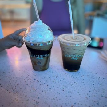 Buttermilk Baby - Banana hazelnut frappe. - Ice Cream & Frozen Yogurt Near Me - Houston, Texas Buttermilk Baby - Banana hazelnut frappe. - Ice Cream & Frozen Yogurt Near Me - Houston, Texas
