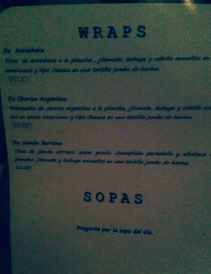 Menu photo 1 Blu León, GUA