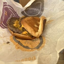 McDonald's - A beat up burger