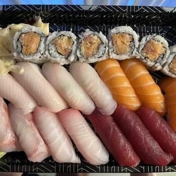 Wisp Express - Sushi Supreme with Spicy Crunch Yellowtail roll - Food Trucks Near Me - Jersey City, New Jersey Wisp Express - Sushi Supreme with Spicy Crunch Yellowtail roll - Food Trucks Near Me - Jersey City, New Jersey