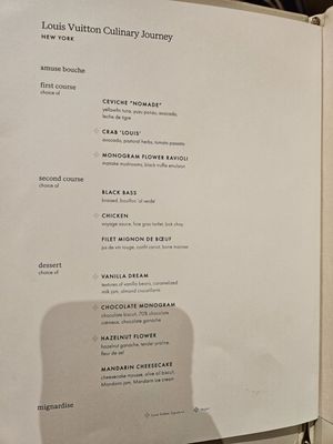 Menu photo 5 Le Café Louis Vuitton New York, NY Menu photo 5 Le Café Louis Vuitton New York, NY