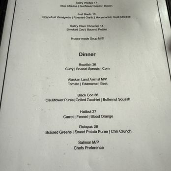 Saltry Restaurant - Menu - Seafood Near Me - Homer, Alaska