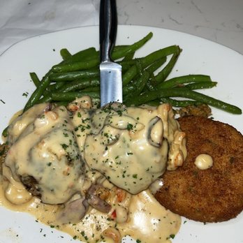 The Rouxpour - Stuffed boudin chicken entree - Cajun/Creole Near Me - Houston, Texas