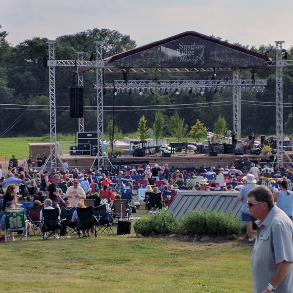 Spyglass Ridge Winery - Stage from hill - Wineries Near Me - Sunbury, Pennsylvania