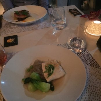 Bosk - Poached Halibut and the Pork Loin - Canadian (New) Near Me - Toronto, Ontario