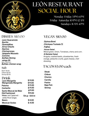 Menu photo 1 Leon Restaurant & Bar West Hartford, CT