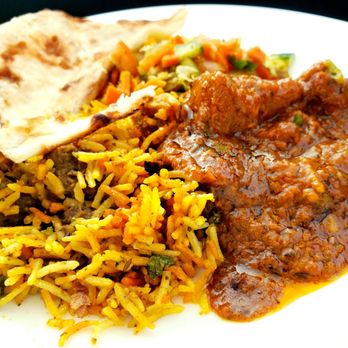 Village Curry & Spice - Lemon Masala Lamb, Biriyani rice, Indian Salad + Naan. - Indian Near Me - Richmond, British Columbia