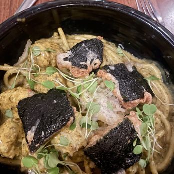 Ciaorigato - Bucatini Tsukune curry - Italian Near Me - San Francisco, California Ciaorigato - Bucatini Tsukune curry - Italian Near Me - San Francisco, California