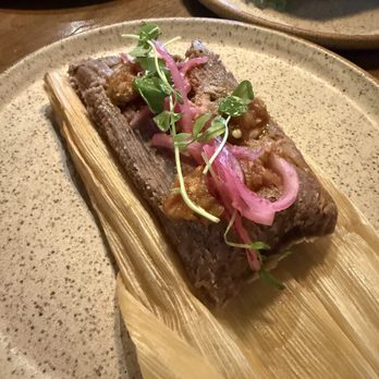 Ancestro - Tamal de pork belly - Mexican Near Me - Portland, Oregon