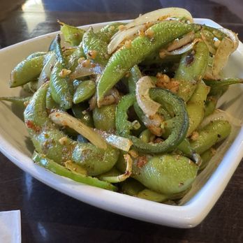 BF Miyabi - Spicy garlic edamame- yummyyyy!!! - Sushi Bars Near Me - Roseville, California BF Miyabi - Spicy garlic edamame- yummyyyy!!! - Sushi Bars Near Me - Roseville, California