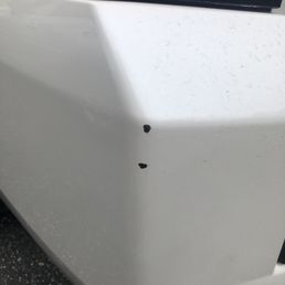 Damaged bumper, after dropping off for battery change!!!! Damaged bumper, after dropping off for battery change!!!!