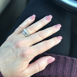 Sassy Nails - LOVE the color!  Joe got the shape PERFECT!