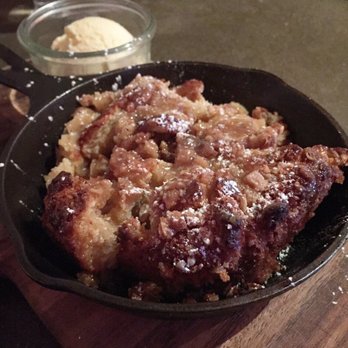 The Cellar - Brown sugar pecan bread pudding. With today's ice cream selection: coconut brandy ice cream. So delicious!! - Wine Bars Near Me - San Clemente, California The Cellar - Brown sugar pecan bread pudding. With today's ice cream selection: coconut brandy ice cream. So delicious!! - Wine Bars Near Me - San Clemente, California