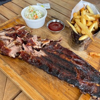 Libbys - Dr Pepper Ribs with fries & coleslaw. - Brasseries Near Me - Sarasota, Florida