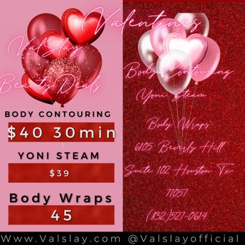 Val Slay Beauty - Take advantage of the Valentine's Sale Book Today!! - Body Contouring Near Me - Houston, Texas Val Slay Beauty - Take advantage of the Valentine's Sale Book Today!! - Body Contouring Near Me - Houston, Texas