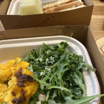 Eggslut - Extremely salty food. The salad is just covered in salt - New American Near Me - Glendale, California Eggslut - Extremely salty food. The salad is just covered in salt - New American Near Me - Glendale, California