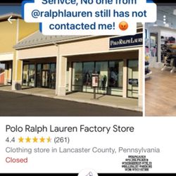 Polo Ralph Lauren - The location where I was racially profiled!