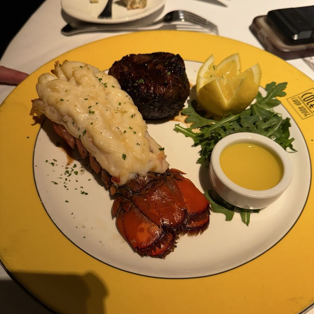 Cole's Chop House - Surf and Turf Special - Steakhouses Near Me - Napa, California