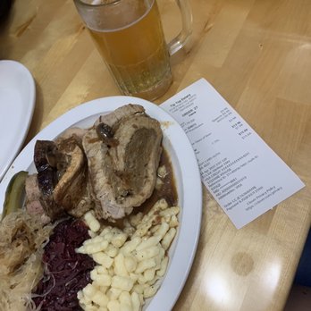 Tip Top Meats - Zwiebelrostbraten with Spätzle and red & white cabbage - Meat Shops Near Me - Carlsbad, California