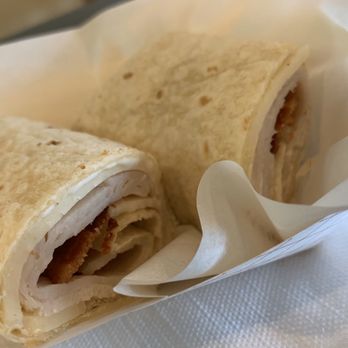 Confection Connection - Turkey Wrap for my daughter...minus a few ingredients ;) - New American Near Me - Greenville, North Carolina