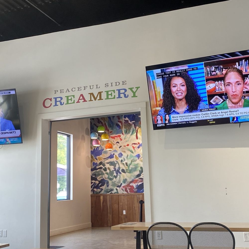 Creamery entrance from the brewery Creamery entrance from the brewery