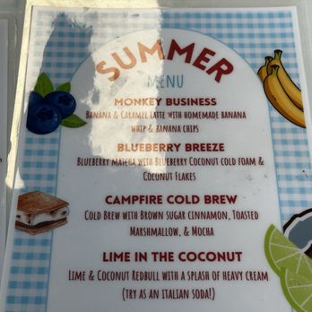 Caffeinated Cowboy - Summer Menu - Coffee & Tea Near Me - San Mateo, California