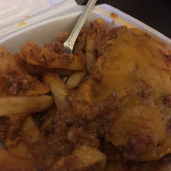 Athenian Grill - Chili cheese fries, 1/2 eaten - Really cheesy, really delish! - Greek Near Me - Reseda, California Athenian Grill - Chili cheese fries, 1/2 eaten - Really cheesy, really delish! - Greek Near Me - Reseda, California