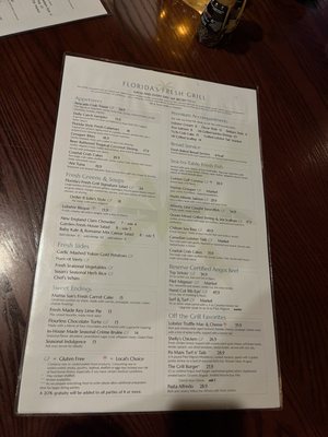 Menu photo 2 Florida's Fresh Grill Cocoa Beach, FL Menu photo 2 Florida's Fresh Grill Cocoa Beach, FL