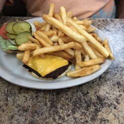 Jeno's Restaurant & Italian - $9.99 cheeseburger ad fries