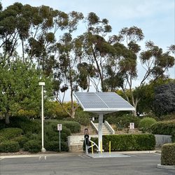 Goleta City Hall - EV car charger in parking lot