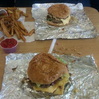 Five Guys - Yeah buddy" loading up for st patty's day drinking - Burgers Near Me - Orange, California