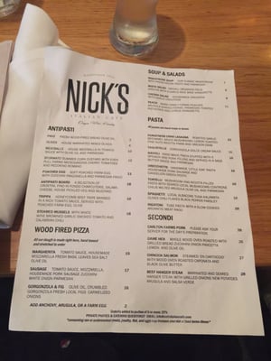 Menu photo 7 Nick's Italian Cafe McMinnville, OR Menu photo 7 Nick's Italian Cafe McMinnville, OR