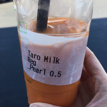 Trà - My Thai tea says taro lol.. - Coffee & Tea Near Me - San Jose, California