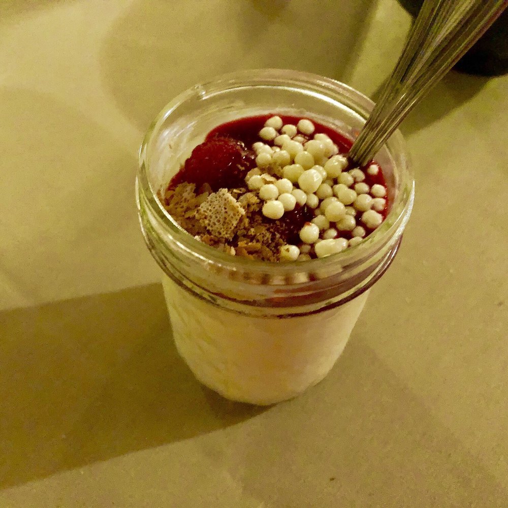 The Yurt At Solitude - Course 4: Panna Cotta dessert - American Near Me - Solitude, Utah The Yurt At Solitude - Course 4: Panna Cotta dessert - American Near Me - Solitude, Utah