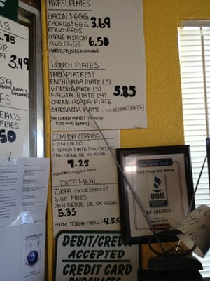 Menu photo 3 Ay Jalisco El Paso, TX Menu photo 3 Ay Jalisco El Paso, TX