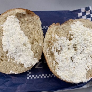 Noah's NY Bagels - Barely enough to cover one half, let alone the other. - Bagels Near Me - San Mateo, California Noah's NY Bagels - Barely enough to cover one half, let alone the other. - Bagels Near Me - San Mateo, California