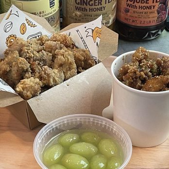 Mimisa Korean Chicken - M5. Green Grape Chicken M2. Soy Garlic Chicken - Chicken Shop Near Me - Flushing, New York Mimisa Korean Chicken - M5. Green Grape Chicken M2. Soy Garlic Chicken - Chicken Shop Near Me - Flushing, New York