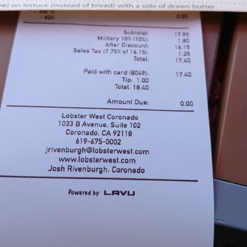 Lobster West - Seafood Near Me - Coronado, California