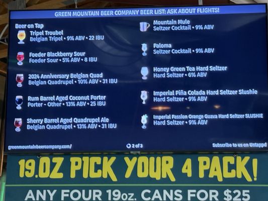 Green Mountain Beer Company by null