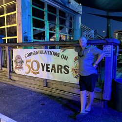 Sandshaker Lounge & Package Store - They are celebrating their 50 years along w my husband ha ha