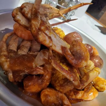 Crab N Bar - #1 crab legs and half pound of shrimp 2 corns 3 to 4 potatoes and some sausage. My daughters favorite. - Cajun/Creole Near Me - Cedar Hill, Texas