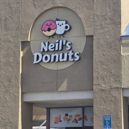 Exterior outside entrance of Neil's Donuts - Victorville, California Exterior outside entrance of Neil's Donuts - Victorville, California