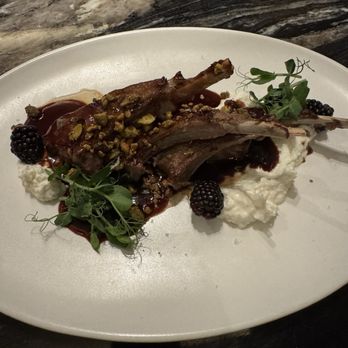 Willowsong - Grilled Lamb Chops - New American Near Me - Washington, DC, District of Columbia