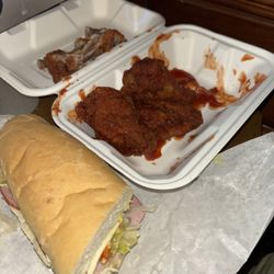 Mike's Pizza & Subs - Sub and wings